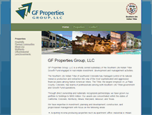Tablet Screenshot of gfpropertiesgroup.com